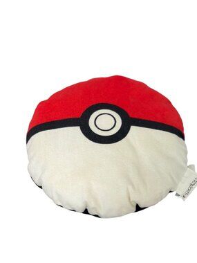 Pokemon NOrthwest Ball Poke Ball Pillow Plush Stuffed Animal Doll Toy Red White